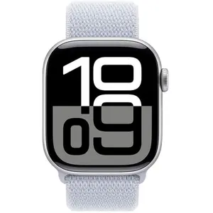 Montre connectée APPLE WATCH Serie 10 46mm Alu/Argent Loop TU pas cher