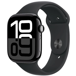Comparateur de prix : Montre connectée APPLE WATCH Serie 10 46mm Alu/Noir S/M Cellular TU