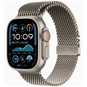 Montre connectée APPLE WATCH Ultra 2 49mm Naturel / Milanais Loop S C pas cher