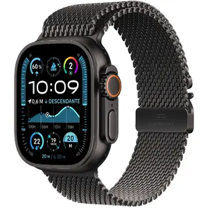 Comparateur de prix : Montre connectée APPLE WATCH Ultra 2 49mm Noir / Milanais Loop L Cell