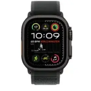 Comparateur de prix : Apple Watch Ultra 2 49 mm BoÃ®tier titane noir Boucle Trail M/L noir [Wi-Fi + Cellulaire]