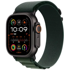 Montre connectée APPLE WATCH Ultra 2 49mm Noir / Vert Loop S Cellular pas cher