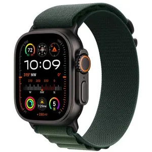 Comparateur de prix : Montre connectée APPLE WATCH Ultra 2 49mm Noir / Vert Loop M Cellular