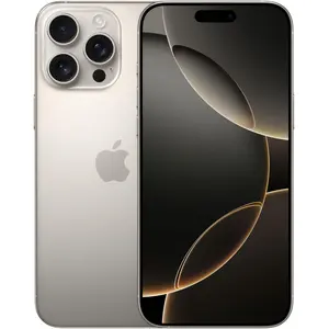 Apple iPhone 16 Pro Max (1000 Go, Titane naturel, 6.90", SIM + eSIM, 5... pas cher