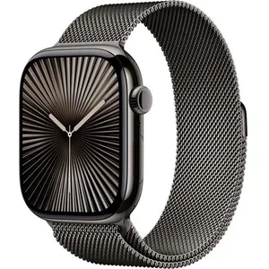 Comparateur de prix : Montre connectée APPLE WATCH Serie 10 46mm Titane Ardoise S/M Cell TU
