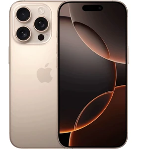 Apple iPhone 16 Pro 16 cm (6.3") Double SIM iOS 18 5G USB Type-C 256 Go Sable pas cher