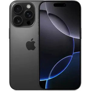 Apple iPhone 16 Pro 16 cm (6.3") Double SIM iOS 18 5G USB Type-C 256 Go Noir pas cher