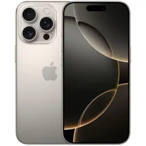 Apple iPhone 16 Pro 16 cm (6.3") Double SIM iOS 18 5G USB Type-C 128 Go Titane pas cher
