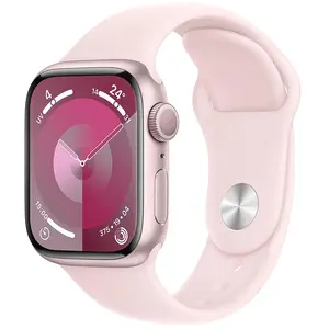 Apple watch 9 gps 41mm rosé alu hellrosa sportarmb. Ml MR943QF/A pas cher