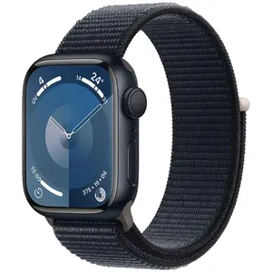 Montre connectée APPLE WATCH Serie 9 41mm Aluminium/Minuit Loop TU pas cher