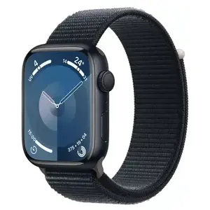 Apple Watch Series 9 GPS 45mm Aluminium Minuit, Boucle Sport Minuit pas cher