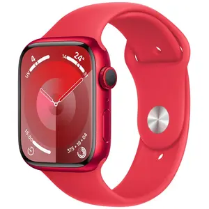 Montre connectée APPLE WATCH Serie 9 45mm Aluminium/(PRODUCT)RED M/L pas cher