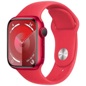 Montre intelligente Watch S9 Apple MRXH3QL/A Rouge 1,9" 41 mm pas cher