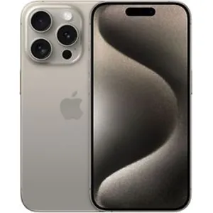 Apple iPhone 15 Pro 15,5 cm (6.1") Double SIM iOS 17 5G USB Type-C 128 Go Titane pas cher