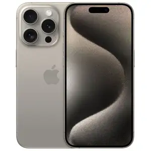 Apple - apple iphone 15 pro 128 go 6,1 titane naturel ita mtux3qla MTUX3QL/A pas cher