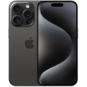 Comparateur de prix : Apple iPhone 15 Pro 15,5 cm (6.1") Double SIM iOS 17 5G USB Type-C 128 Go Titane, Noir