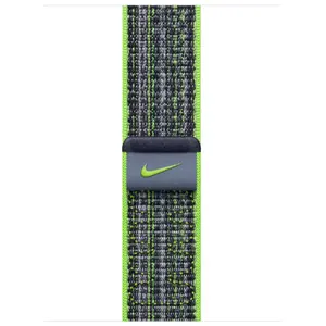 Apple Boucle Sport Nike Vert vif/Bleu pour Apple Watch - Taille 41.mm pas cher