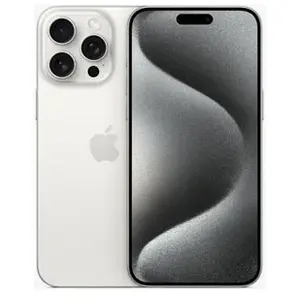 Apple iPhone 15 Pro Max 17 cm (6.7") Double SIM iOS 17 5G USB Type-C 1 To Titane, Blanc pas cher