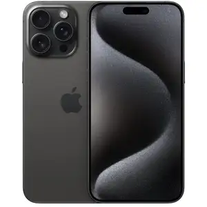 Apple iPhone 15 Pro Max 17 cm (6.7") Double SIM iOS 17 5G USB Type-C 1 To Titane, Noir pas cher