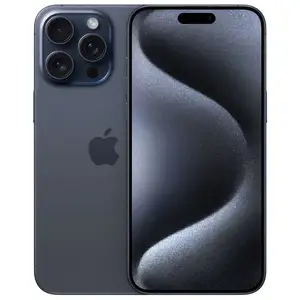 Apple iphone 15 pro max 17 cm (6.7) double sim ios 17 5g usb type-c 512 go titane, bleu MU7F3QL/A pas cher