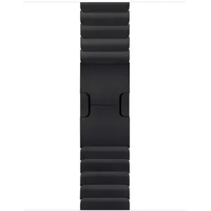 Apple Watch Band - Bracelet à Maillons - 38 mm - Noir sidéral - Regular pas cher