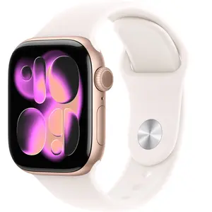 Comparateur de prix : Montre connectée APPLE WATCH 46mm Alu Or Rose Serie 11 M/L Cellular