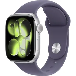 Montre APPLE WATCH 42mm Alu Argent / Violet Serie 11 S/M pas cher