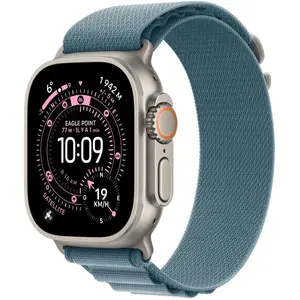 Comparateur de prix : Montre connectée APPLE WATCH 49mm Tit Nat / Bleu Alp Ultra 3 S Cellul