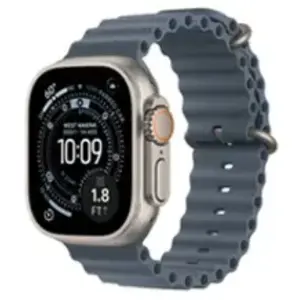 Comparateur de prix : Montre connectée APPLE WATCH 49mm Tit Nat / Bleu Ocean Ultra 3 Cellul
