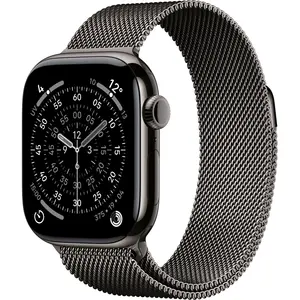 Comparateur de prix : Montre APPLE WATCH 42mm Tit Ardoise Milan Serie 11 Cellular