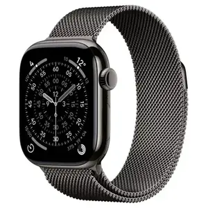 Comparateur de prix : Montre APPLE WATCH 46mm Tit Ardoise Milan Serie 11 M/L Cell