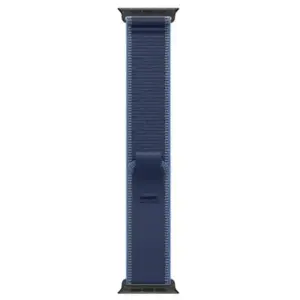 Comparateur de prix : Bracelet 49 mm - M/L - Trail bleu/bleu vif Noir Apple