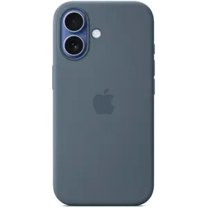 Comparateur de prix : Coque iPhone 17 en silicone avec MagSafe - Bleu Ancre