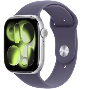 Comparateur de prix : Bracelet 46 mm - M/L Sport brume violette Apple