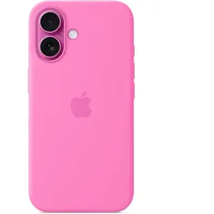 Apple Coque en silicone compatible MagSafe Peony pour iPhone 16