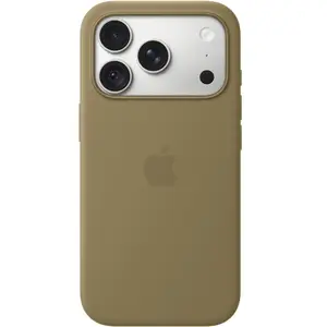 Apple - Coque  Iphone 18 Pro Magsafe Olive Silicone pas cher