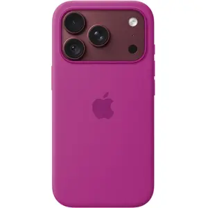 Apple - Coque Iphone 18 Pro Magsafe Magenta Silicone pas cher