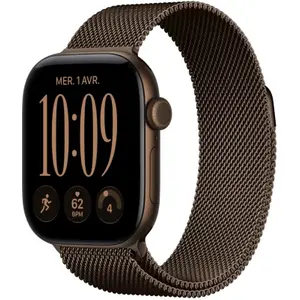 Apple Watch - Montre Connectée  42mm Bronze / Milanais Serie 12 Cell