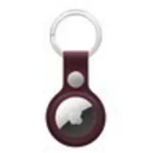 Porte-clés en tissage fin AirTag - Bordeaux