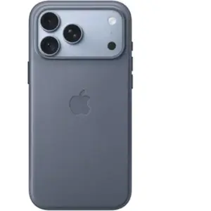 Apple Coque Tissage technique iPhone 18 Pro Max Bleu chambray pas cher