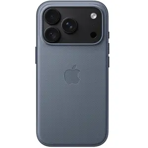 Apple Coque Tissage technique iPhone 18 Pro Bleu chambray pas cher