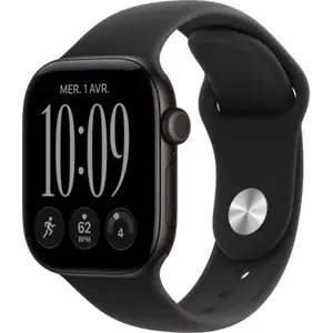 Apple Watch - Montre Connectée  42mm Alu Noir Serie 12 S/M Cell