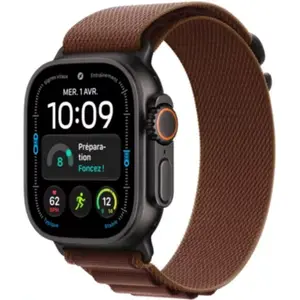 Apple Watch - Montre Connectée 49mm Tit Noir / Bord Alp Ultra 4 L Cel... pas cher
