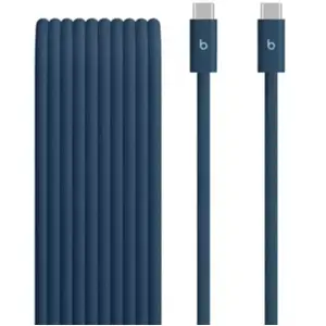 Cable USB-C à USB-C 240W Tressé 3m Bleu Indigo
