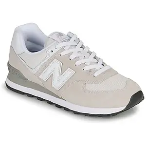 Comparateur de prix : New Balance Homme NB 574 Sneakers, Nimbus Cloud Blanc, 41.5 EU