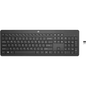 Comparateur de prix : Hewlett Packard - Clavier sans fil hp 230 - Noir - azerty