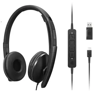 Comparateur de prix : Lenovo 4XD1M39029 écouteur/casque Avec fil Arceau USB Type-C Noir