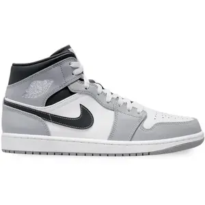 Air Jordan 1 Mid Light Smoke Grey Anthracite pas cher