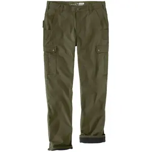 Comparateur de prix : Carhartt Cargo Fleece Lined Work Pantalon, vert, taille 30 pour Hommes
