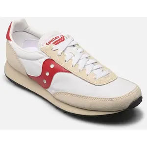 Chaussures Saucony Originals Trainer 80 blanc rouge - 46 pas cher